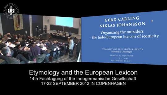 Etymology and the European Lexicon, Part 2: Organizing the Outsiders - the Indo-European Lexicon of Iconicity