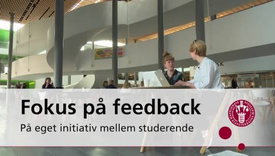 Fokus på Feedback - På eget initiativ mellem studerende