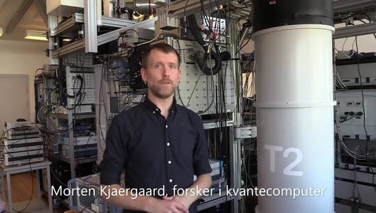Morten Kjaergaard hos QDEV om kvantecomputeren