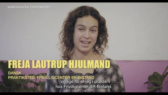 Freja Lautrup Hjulmand, Dansk, praktikportræt
