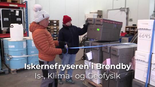 Iskernefryseren i Brøndby får is fra Tyskland