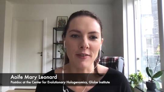 Meet the Researchers - Postdoc Aoife tells about her involvement in the Earth Hologenome Initiative.mp4