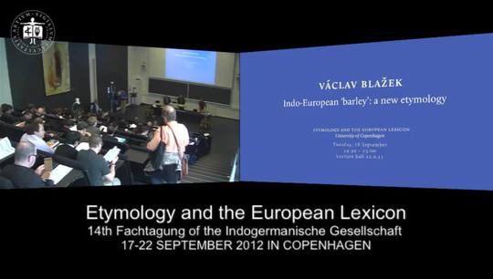 Etymology and the European Lexicon, Part 14: Indo-European ‘ barley’: a new etymology