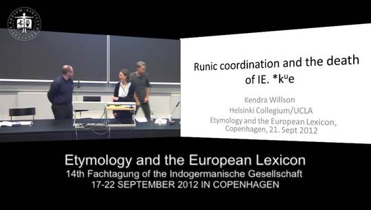 Etymology and the European Lexicon, Part 53: Runic Coordination and the Death of IE
