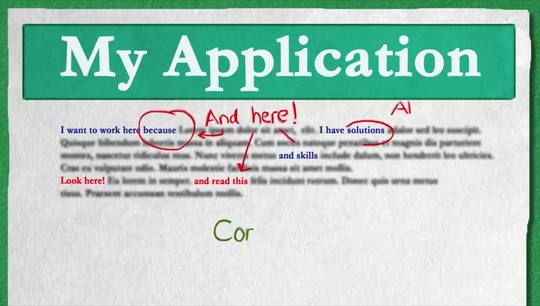 How to write a good job application