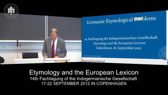 Etymology and the European Lexicon, Part 3: Das Dünkt mich dunkel: Germanische etymologische Probleme