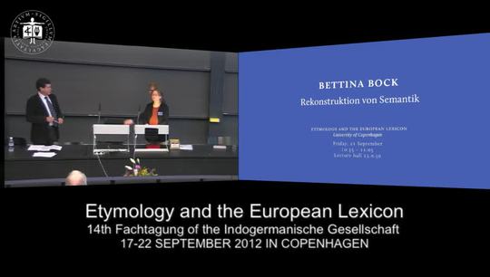 Etymology and the European Lexicon, Part 32: Rekonstruktion von Semantik