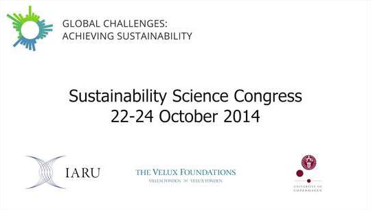 Closing session of Sustainability Science Congress 2014