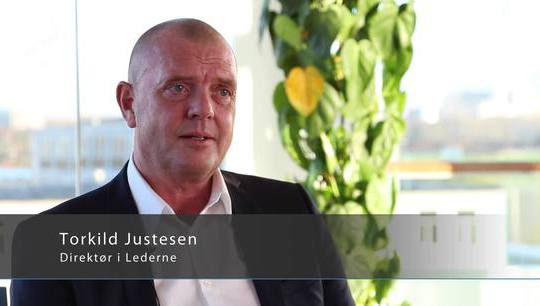 Interview med aftager Torkild Justesen, direktør i Lederne